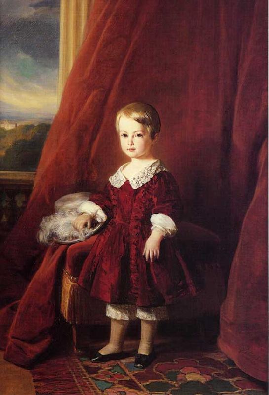 Franz Xaver Winterhalter Louis Philippe Marie Ferdinand Gaston D'Orleans, Comte D'Eu Sweden oil painting art
